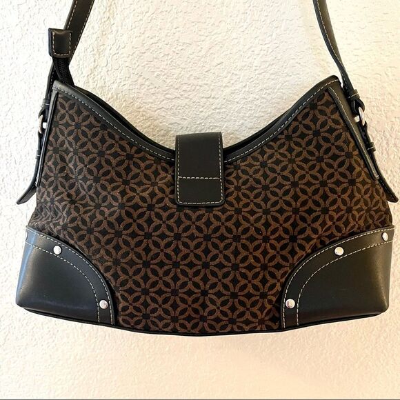 Relic by Fossil Signature Logo Buckle Satchel 113 - Picture 4 of 13